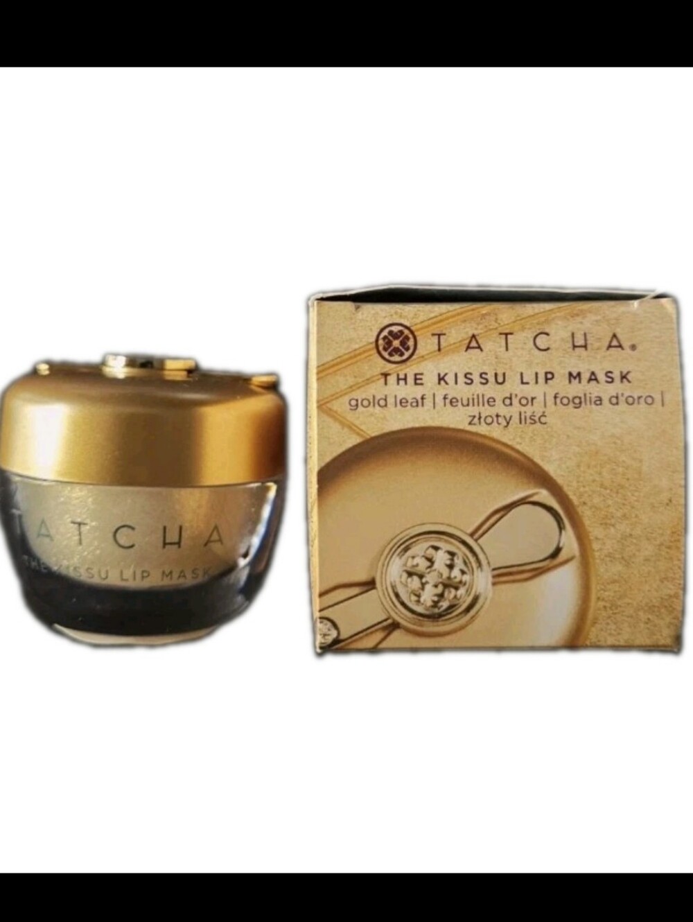 Tatcha Kissu Lip Mask Gold Leaf Limited Ed. 9g NIB